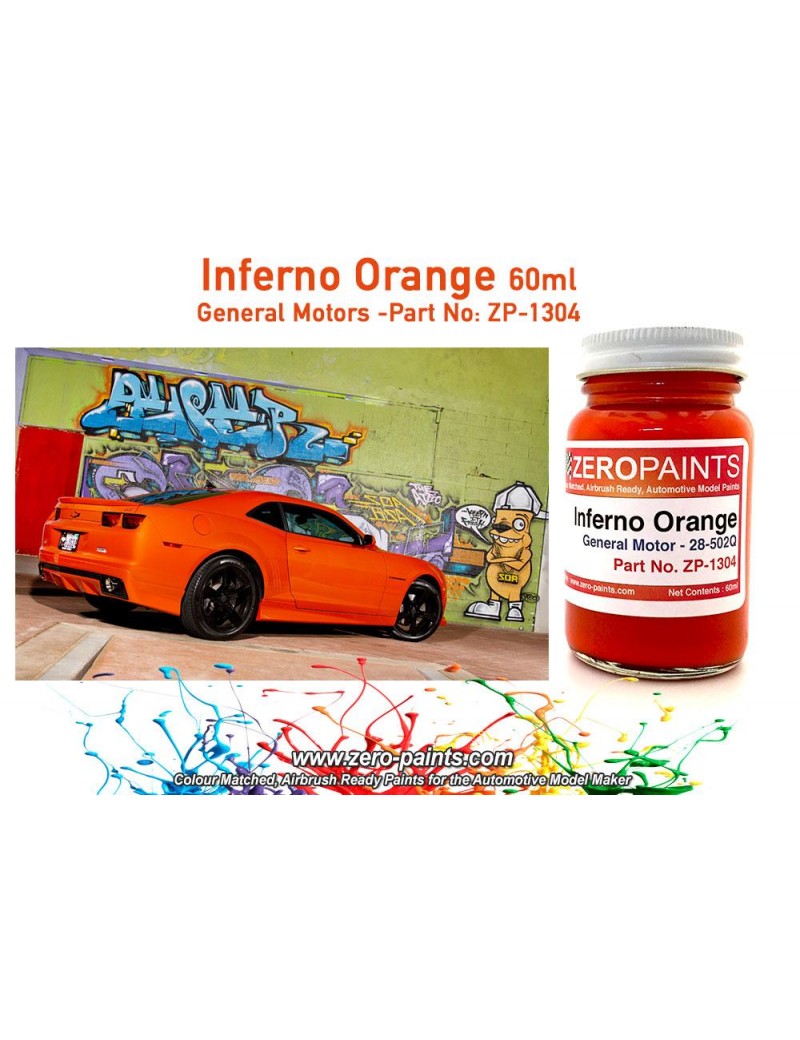 ZP - Inferno Orange (General Motors) Paint 60ml  - 1304