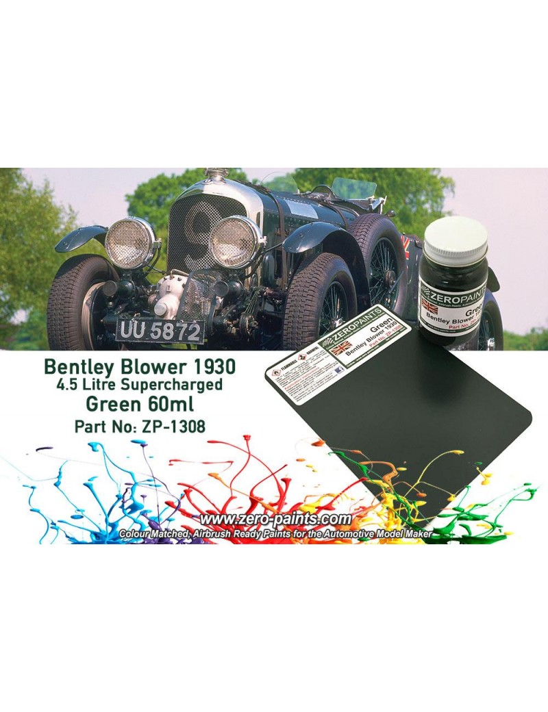 ZP - Bentley Blower 4.5 Litre 1930 Green Paint 60ml - 1308