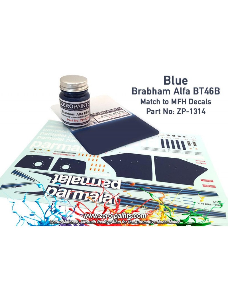 ZP - Brabham Alfa BT46B Blue Paint 30ml  - 1314