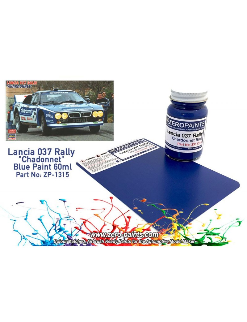 ZP - Lancia 037 Rally Chadonnet Blue Paint 60ml  - 1315