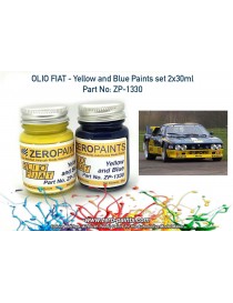 ZP - Olio Fiat - Yellow and Blue Paint Set 2x30ml  - 1330