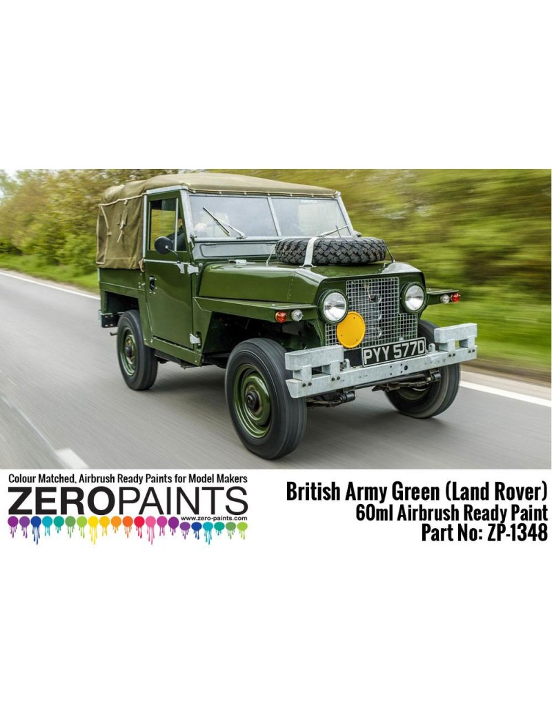 ZP - British Army Green - Landrover 60ml - 1348