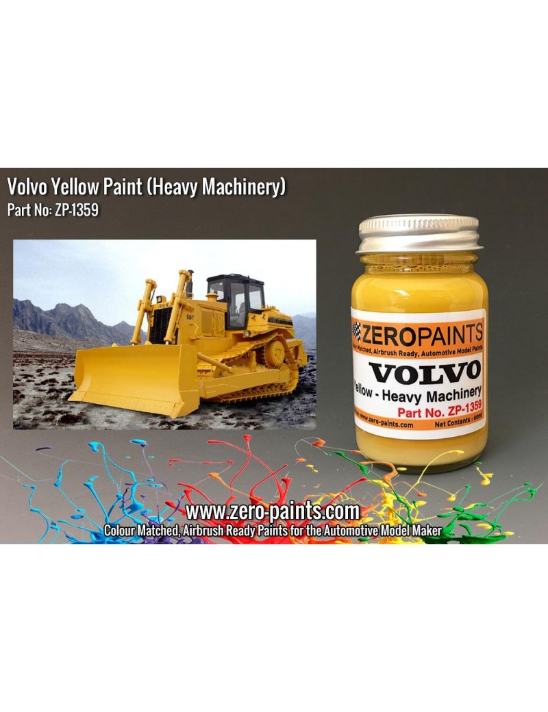 ZP - Volvo Yellow Paint 60ml (Heavy Machinery) - 1359