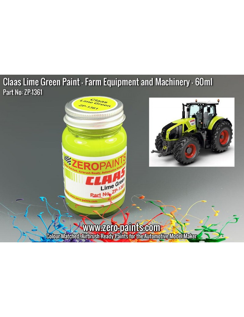ZP - Claas Lime Green Paint 60ml (Farm Machinery) - 1361