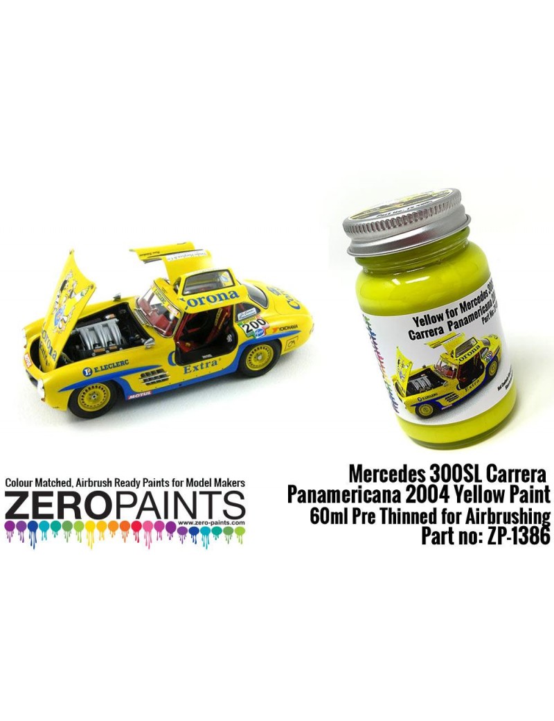 ZP - Mercedes 300SL Carrera Panamericana 2004 Yellow Paint 60ml  - 1386