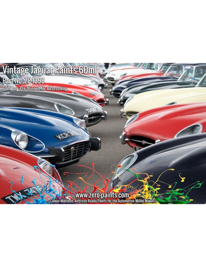 ZP - Vintage Jaguar Paints (E Type etc) 60ml  - 1398
