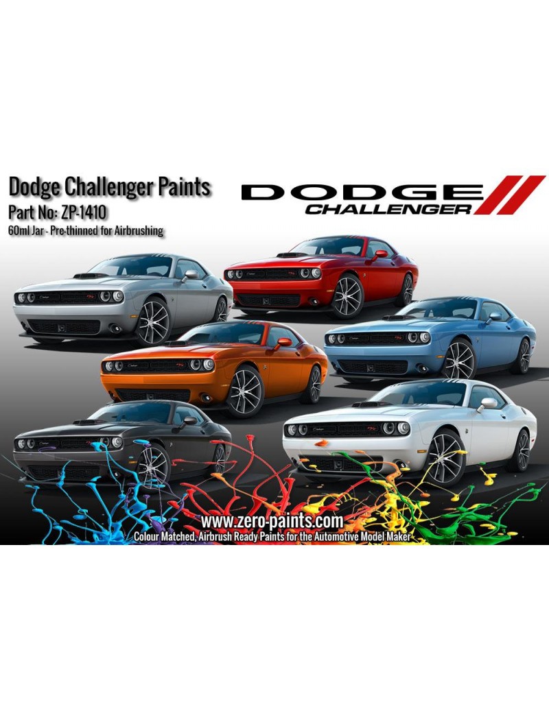 ZP - Dodge Challenger Colour Matched Paints 60ml - 1410
