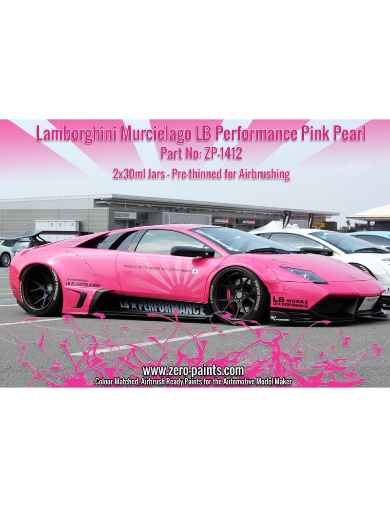ZP - Lamborghini Murcielago LB Performance Pink Pearl 2x30ml  - 1412