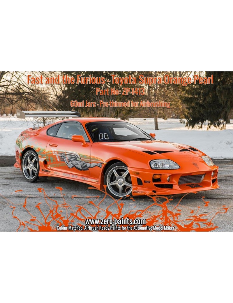 ZP - Fast and the Furious Toyota Supra Orange Pearl Paint 60ml  - 1413