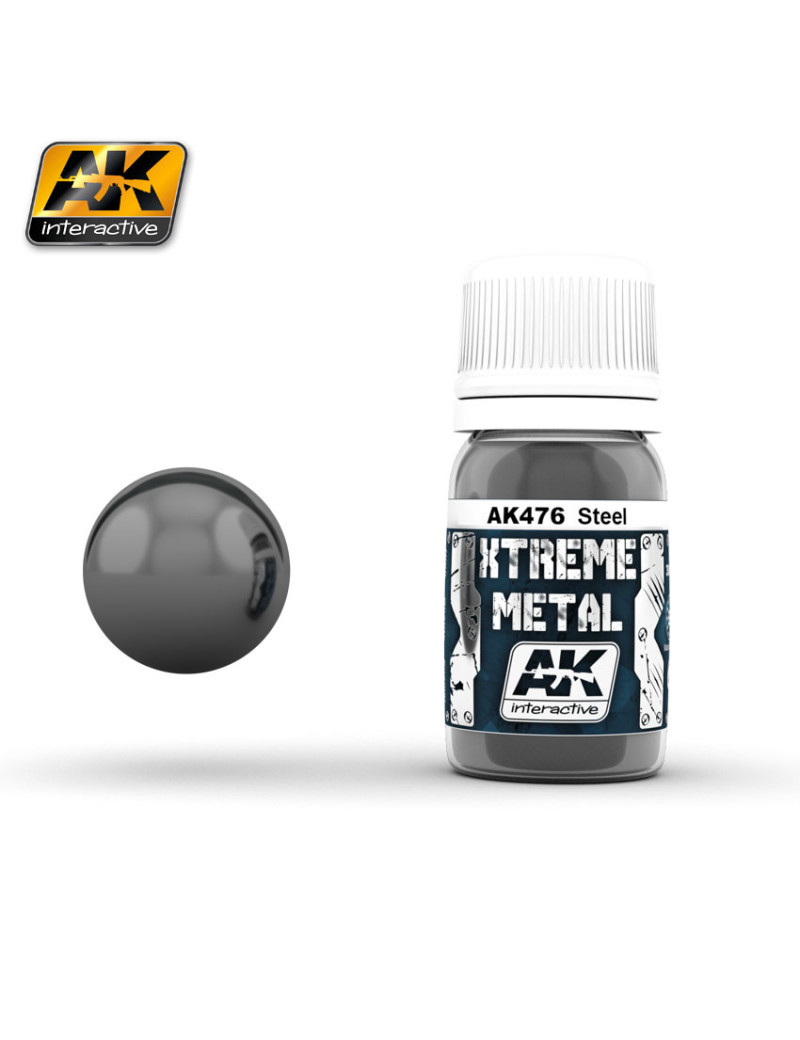 AK - Xtreme Metal Steel Metallic Paint - 476