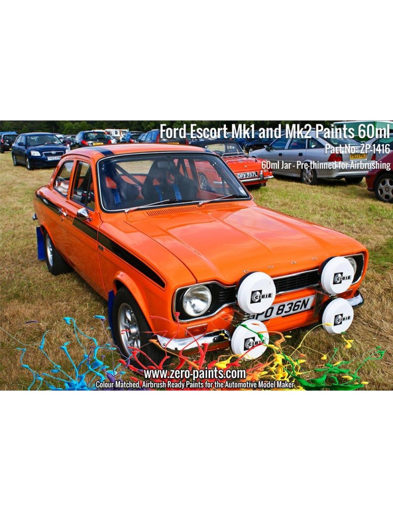 ZP - Ford Escort Mk1 and Mk2 Paints 60ml  - 1416