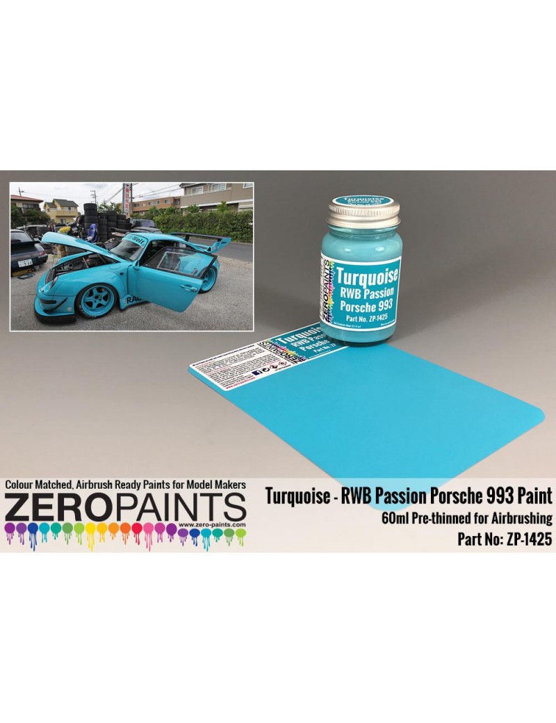 ZP - RWB Rauh Passion Porsche 993 Turquoise Paint 60ml  - 1425