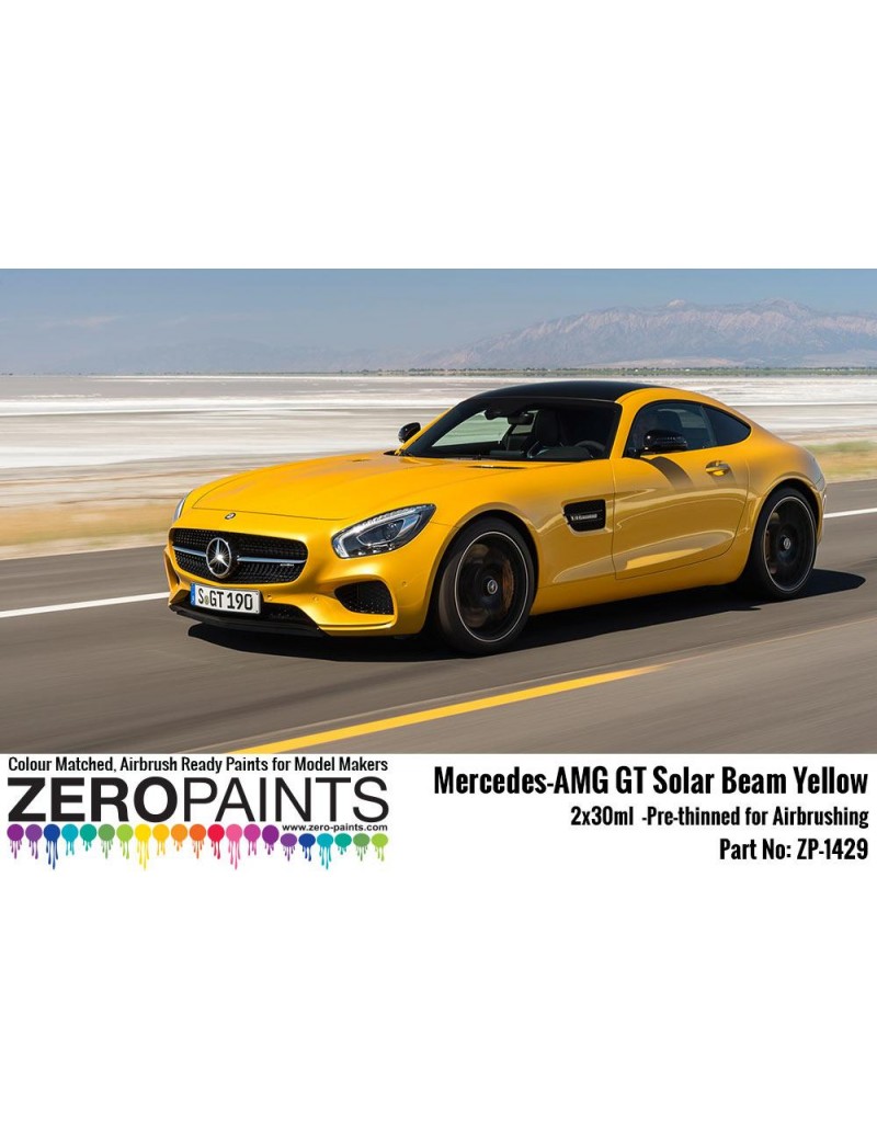 ZP - Mercedes-AMG GT Solar Beam Yellow Paint Set 2x30ml  - 1429