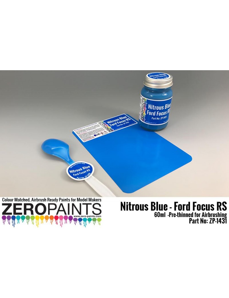 ZP - Nitrous Blue - Ford Focus RS Paint 60ml  - 1431