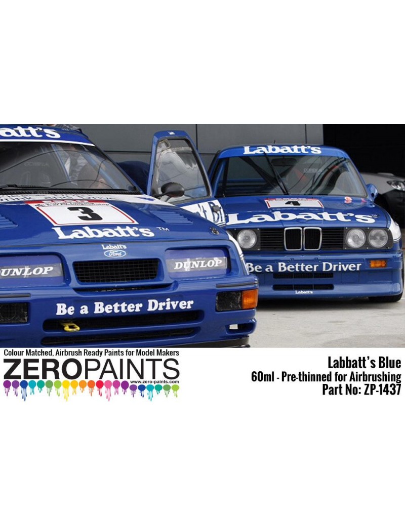 ZP - Labatt's Blue Paint 60ml (BMW M3, Ford Sierra RS500 Cosworth)  - 1437