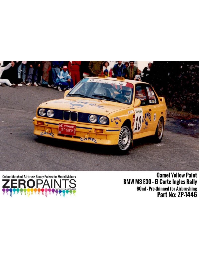 ZP - Camel Yellow for BMW M3 E30 - El Corte Ingles Rally , Principe de Asturias Rally, Valeo Rally - 1446