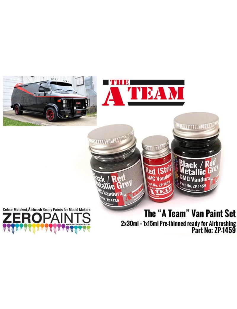 ZP - The A Team Paint Set 2x30ml, 1x15ml - 1459
