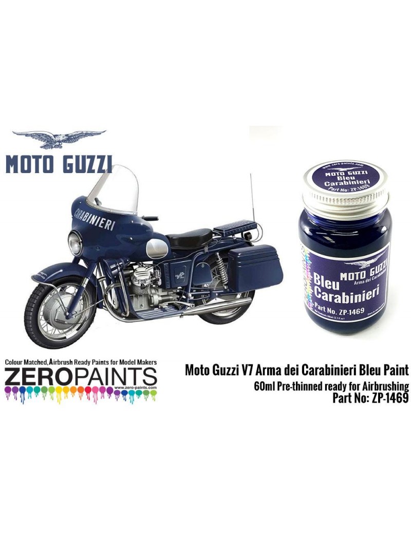 ZP - Moto Guzzi V7 Arma dei Carabinieri Bleu Paint 60ml - 1469