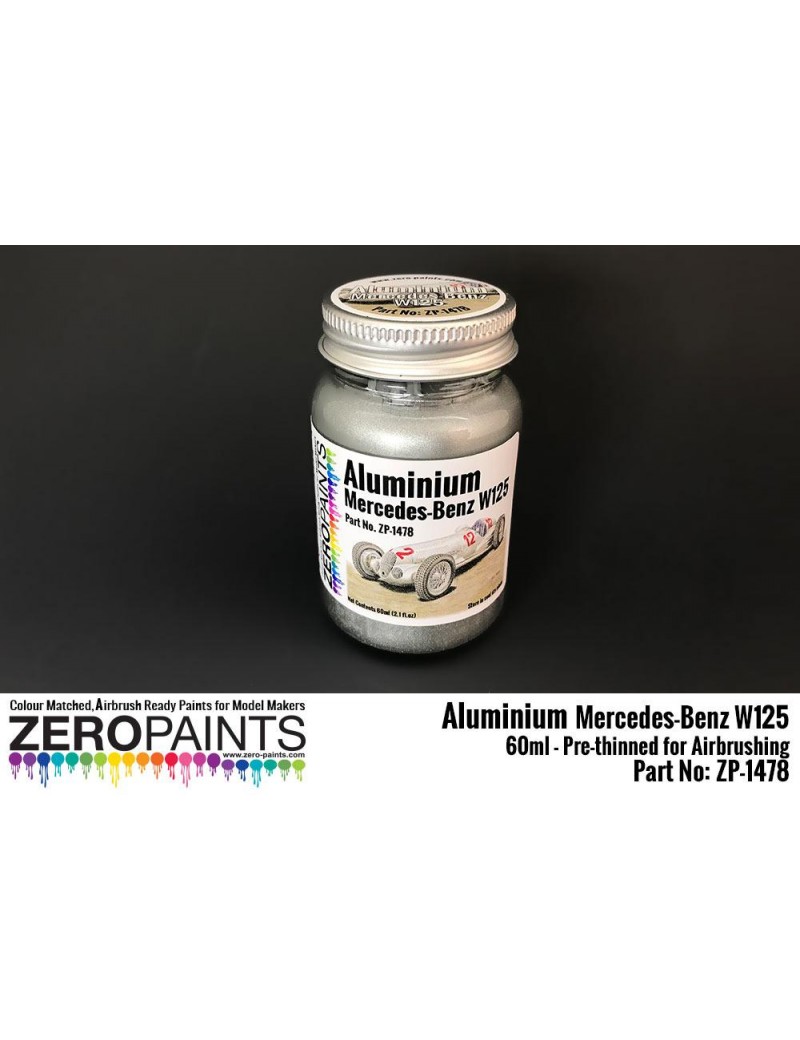 ZP - Aluminum Mercedes-Benz W125 Paint 60ml  - 1478