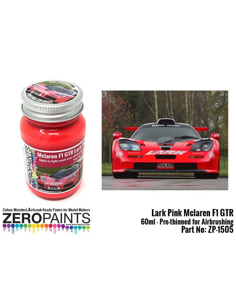 ZP - Lark Pink - Mclaren F1 GTR Paint 60ml - 1505