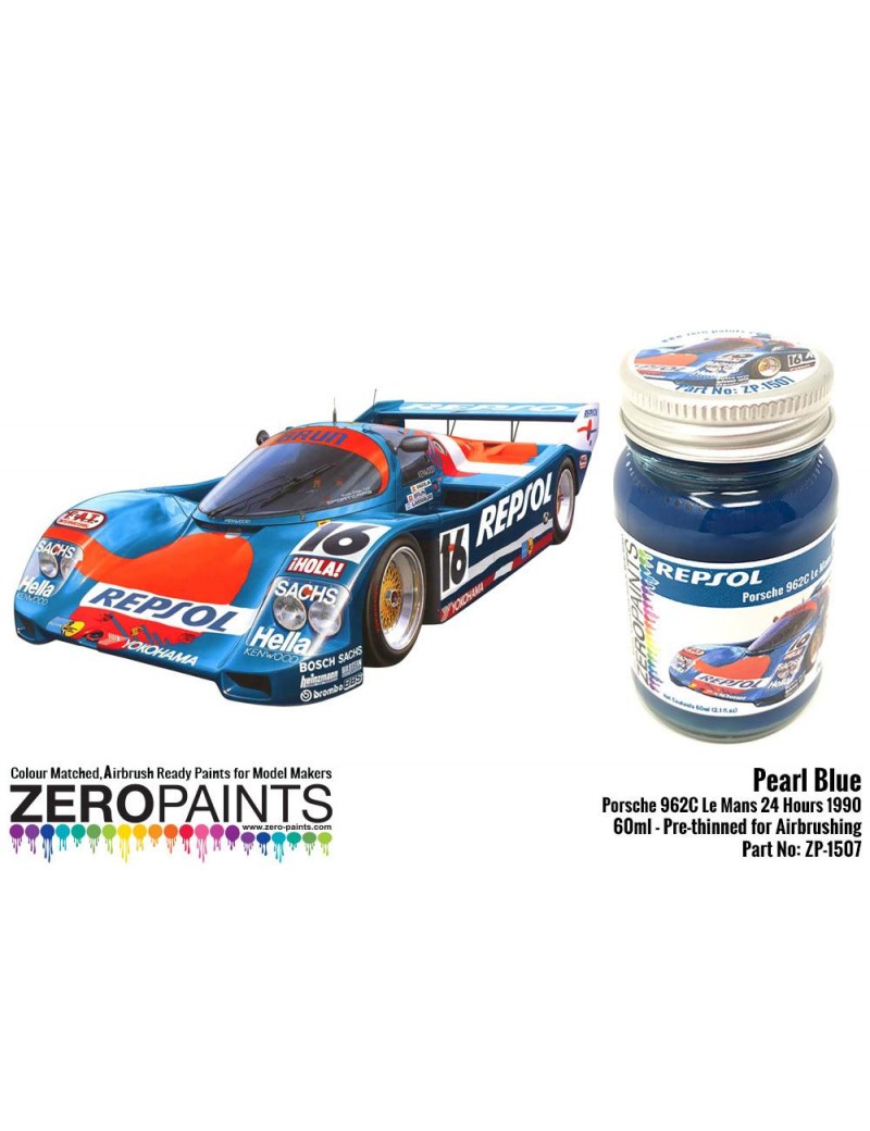 ZP - Pearl Blue Porsche 962C Le Mans 24 Hours 1990 60ml - 1507