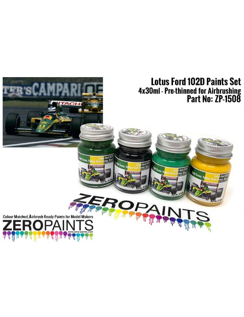 ZP - Lotus Ford 102D Paint Set 4x30ml  - 1508