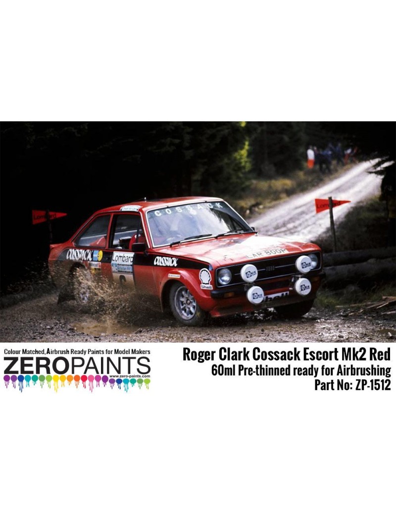 ZP - Roger Clark Cossack Escort Mk2 Red Paint 60ml - 1512