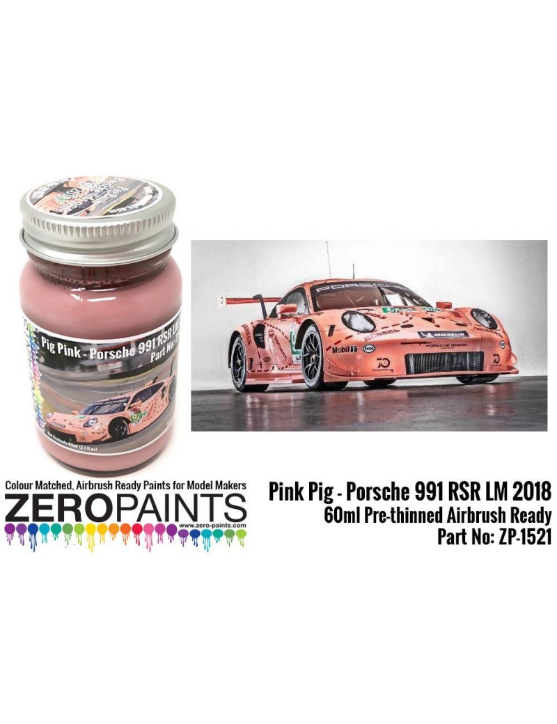 ZP - Pink Pig Porsche 991 RSR LM 2018 60ml - 1521
