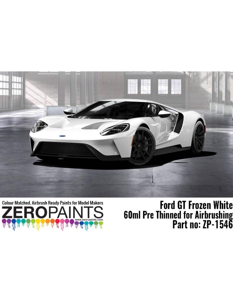 ZP - Ford GT Frozen White Paint 60ml - 1546