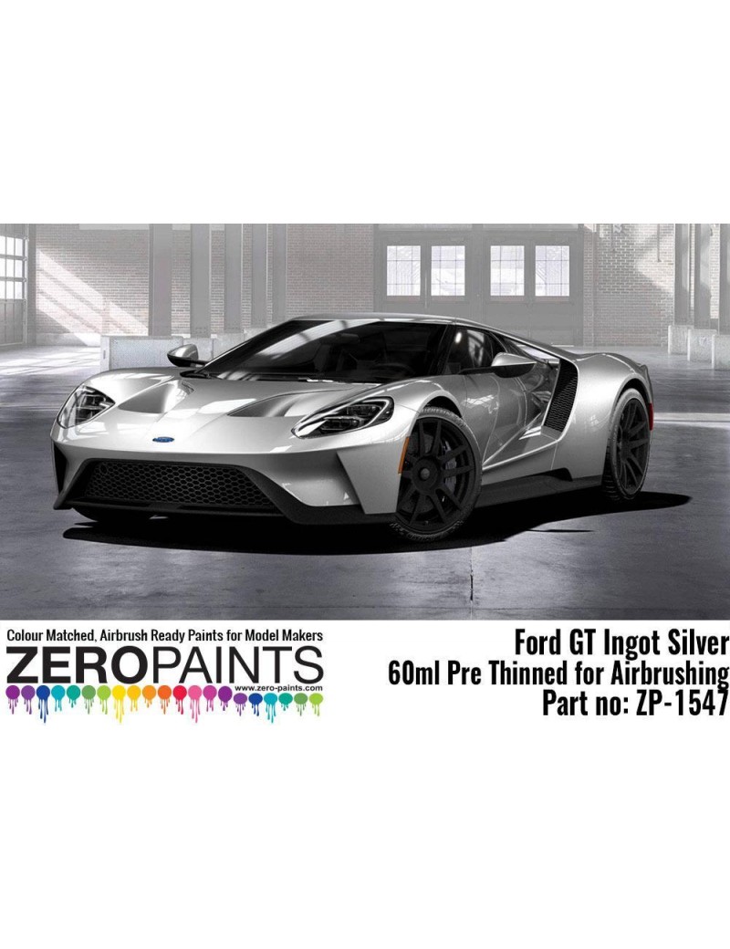 ZP - Ford GT Ingot Silver Paint 60ml - 1547
