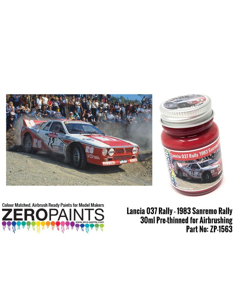 ZP - Lancia 037 Rally '1983 Sanremo Rally' Red Paint 30ml - 1563
