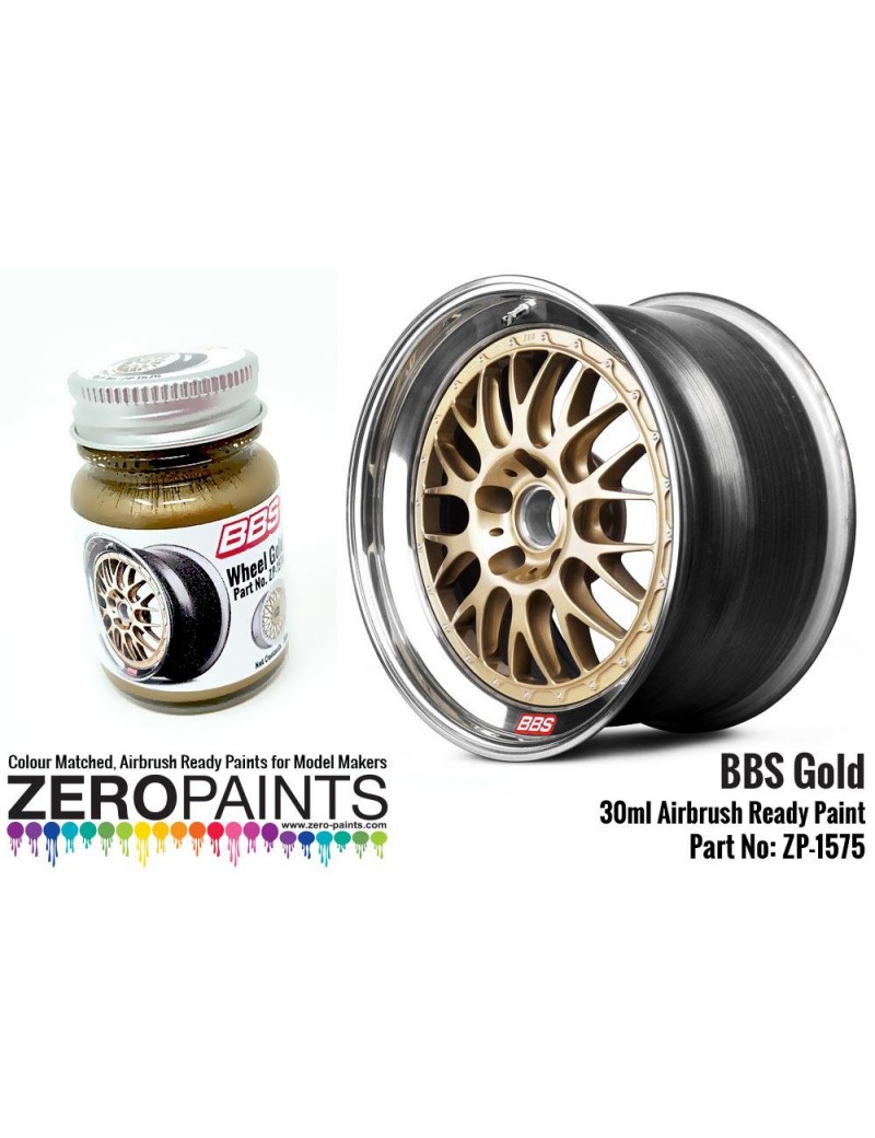 ZP - BBS Wheel Gold Paint 30ml - 1575