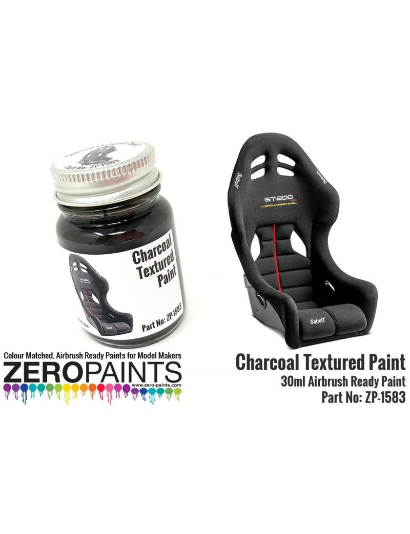 ZP - Charcoal Textured Paint 30ml - 1583