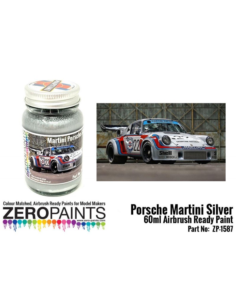 ZP - Porsche 911 Martini Silver Paint 60ml - 1587