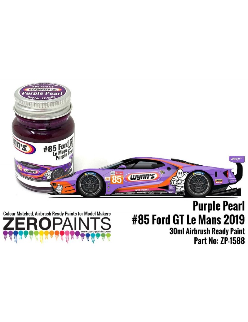 ZP - Wynn's/Keatings No 85 Ford GT Le Mans Purple Pearl Paint 30ml - 1588