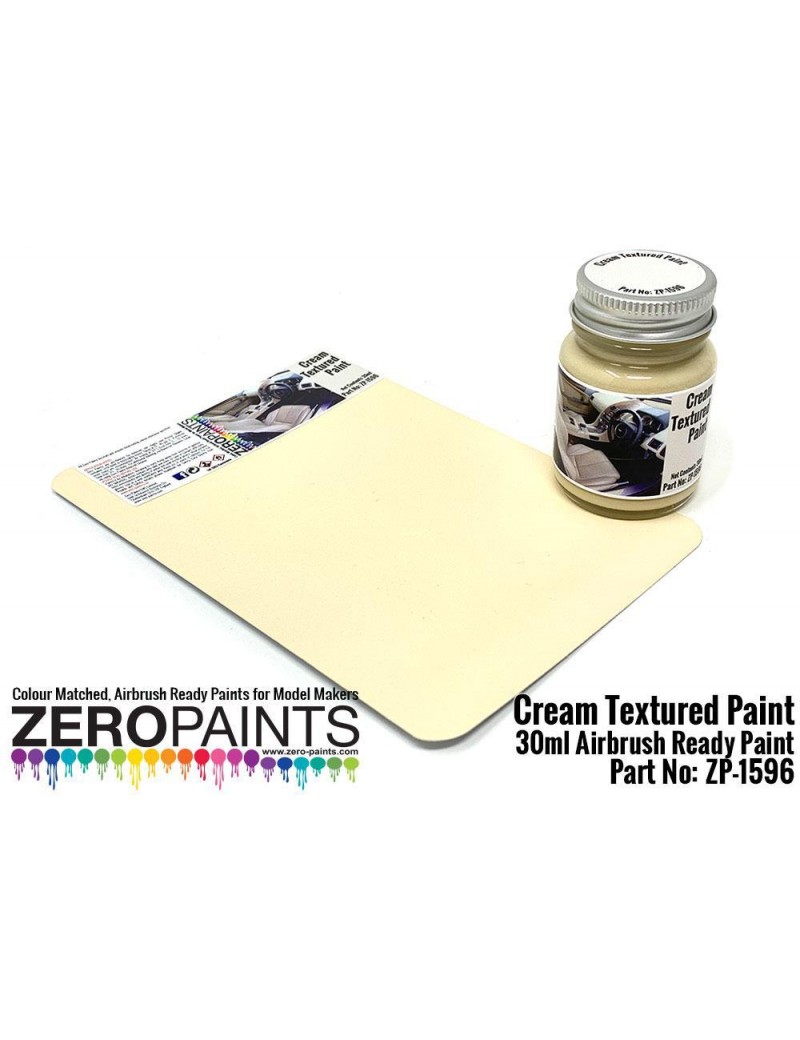 ZP - Cream Textured Paint 30ml - 1596