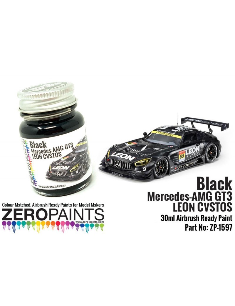 ZP - Black - Mercedes-AMG GT3 LEON CVSTOS Paint 30ml - 1597
