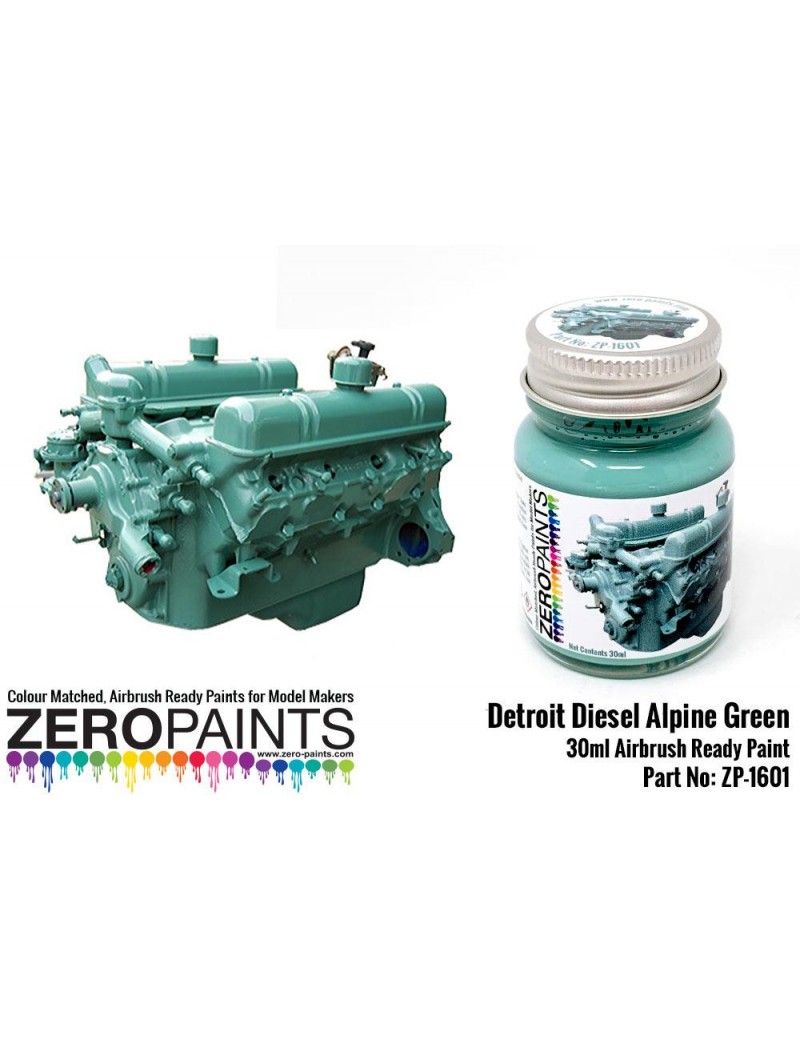 ZP - Detroit Diesel Alpine Green Paint 30ml - 1601