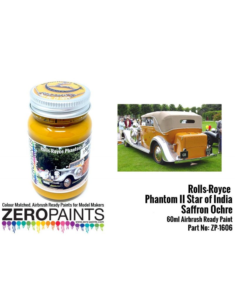 ZP - Rolls Royce Phantom II "Star of India" Saffron Ochre Paint 60ml - 1606