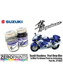 ZP - Suzuki Hayabusa - Pearl Deep Blue/Sonic Silver Paint Set 2x30ml - 1623