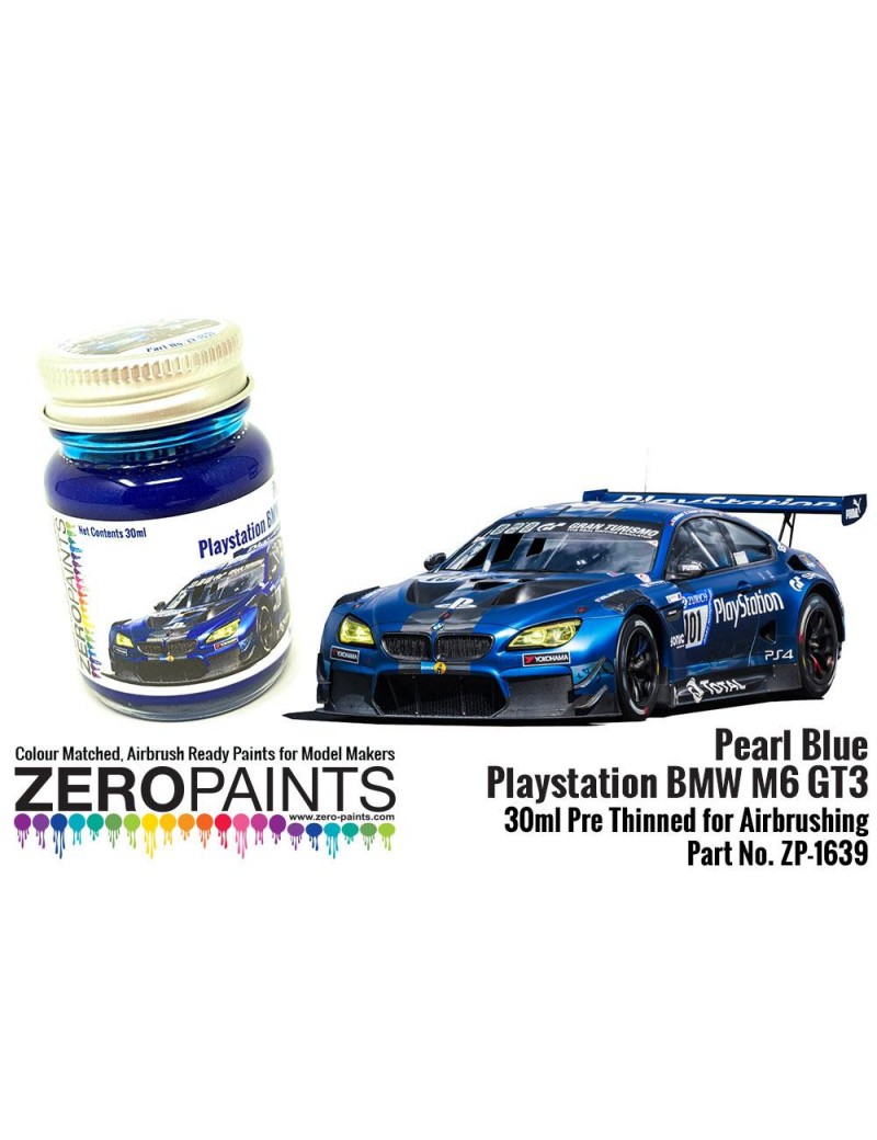 ZP - Pearl Blue Playstation BMW M6 GT3 Paint 30ml - 1639
