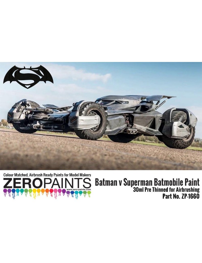 ZP - Batman v Superman Batmobile Metallic Grey Paint - 30ml - 1661