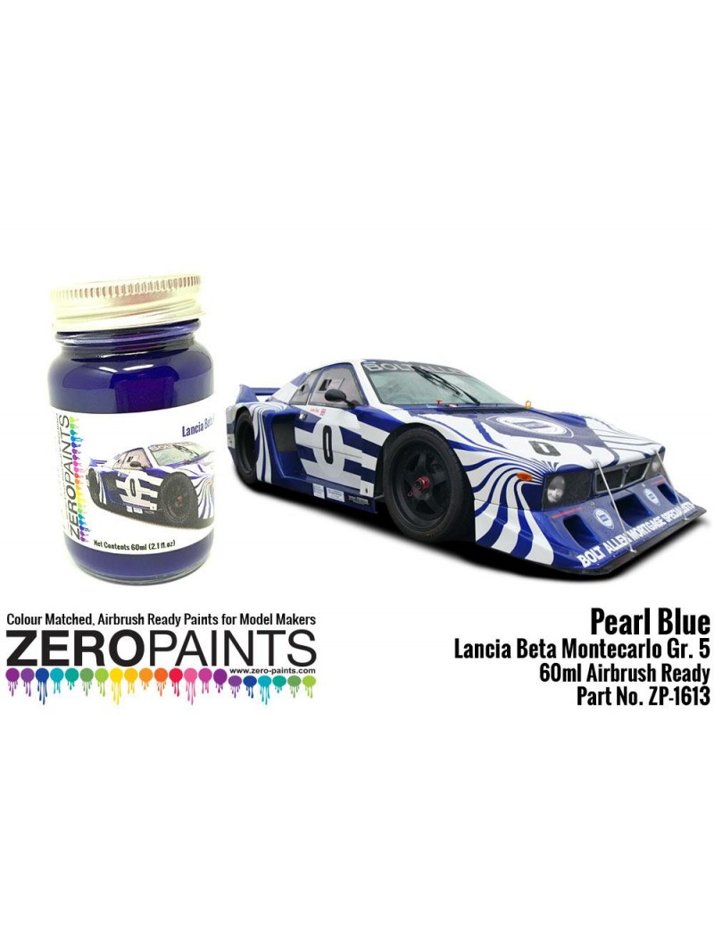 ZP -  Lancia Beta Montecarlo Gr. 5 Pearl Blue Paint 60ml - 1613