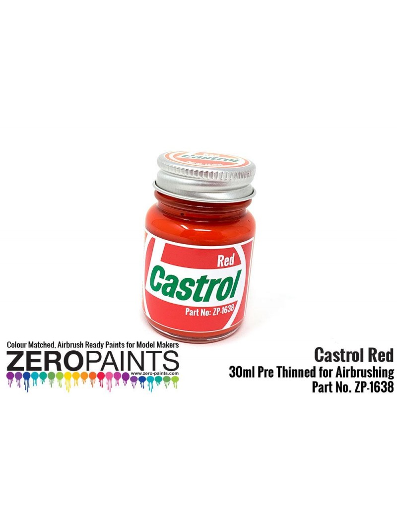ZP - Castrol Red Paint 30ml - 1638