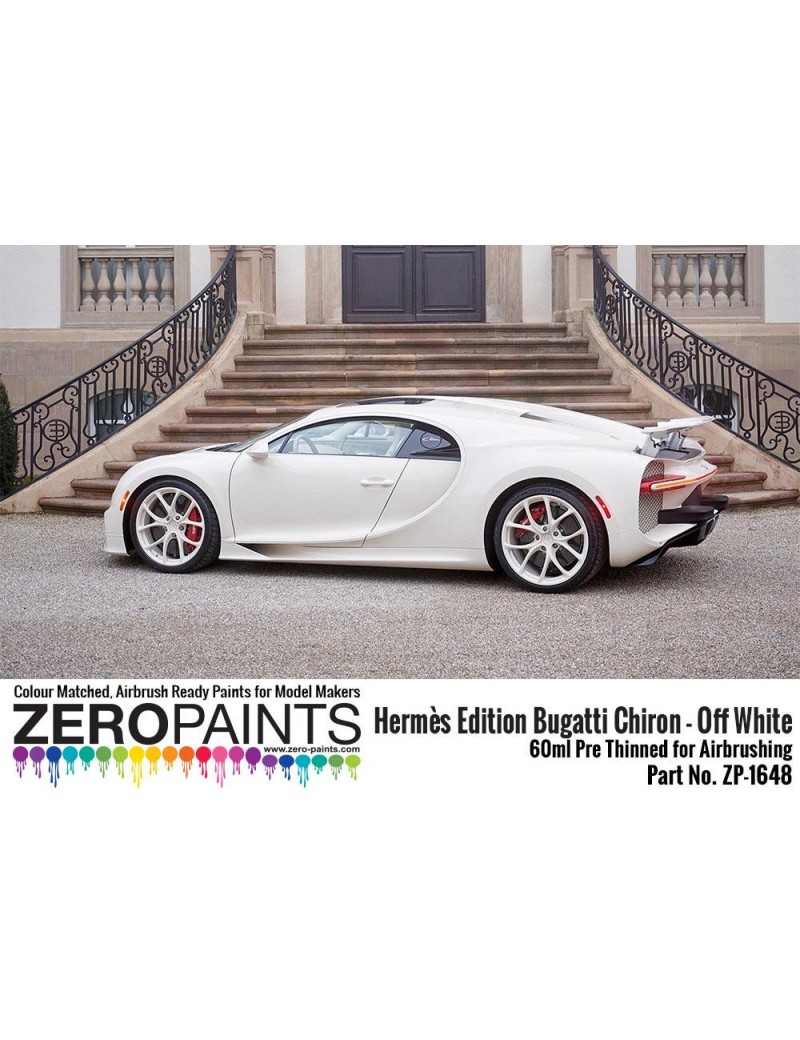 ZP - Hermes Edition Bugatti Chiron Off White Paint 60ml - 1645