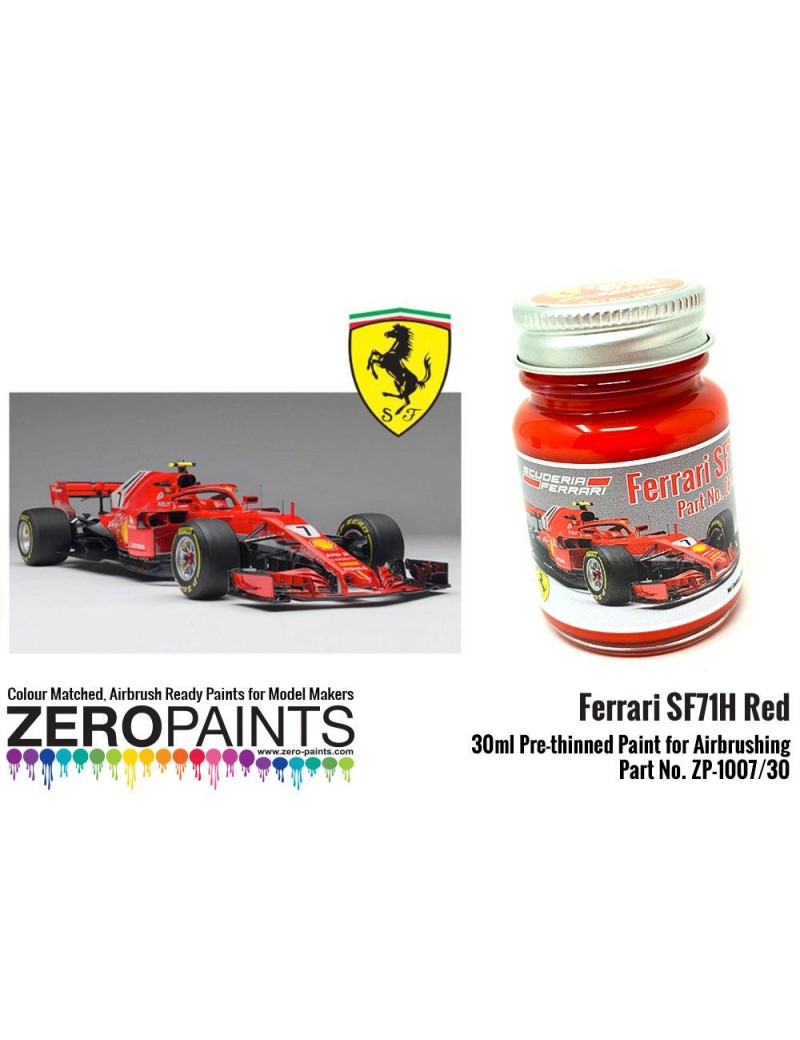 ZP - Ferrari SF71H (2018 Formula One) Red Paint 30ml  - 1007/30