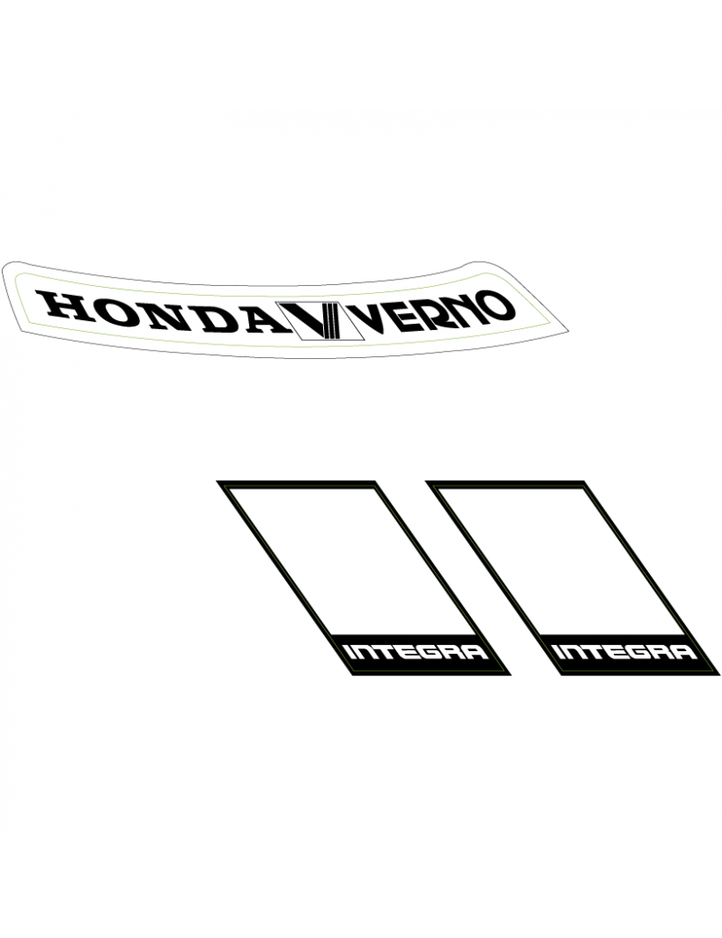 SB - 1/24 Windshield Banner sheet HONDA VERNO - 14001