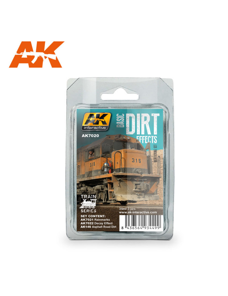 AK - Trains: Basic Dirt Effects Weathering Set - 7020