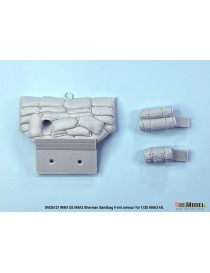 DEF - WWII US M4A3 Sherman Sandbag front armor for 1/35 M4A3 kit - 35121