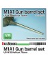 DEF - US M18 TD M1A1 Gun barrel set for Tamiya kit - 35123